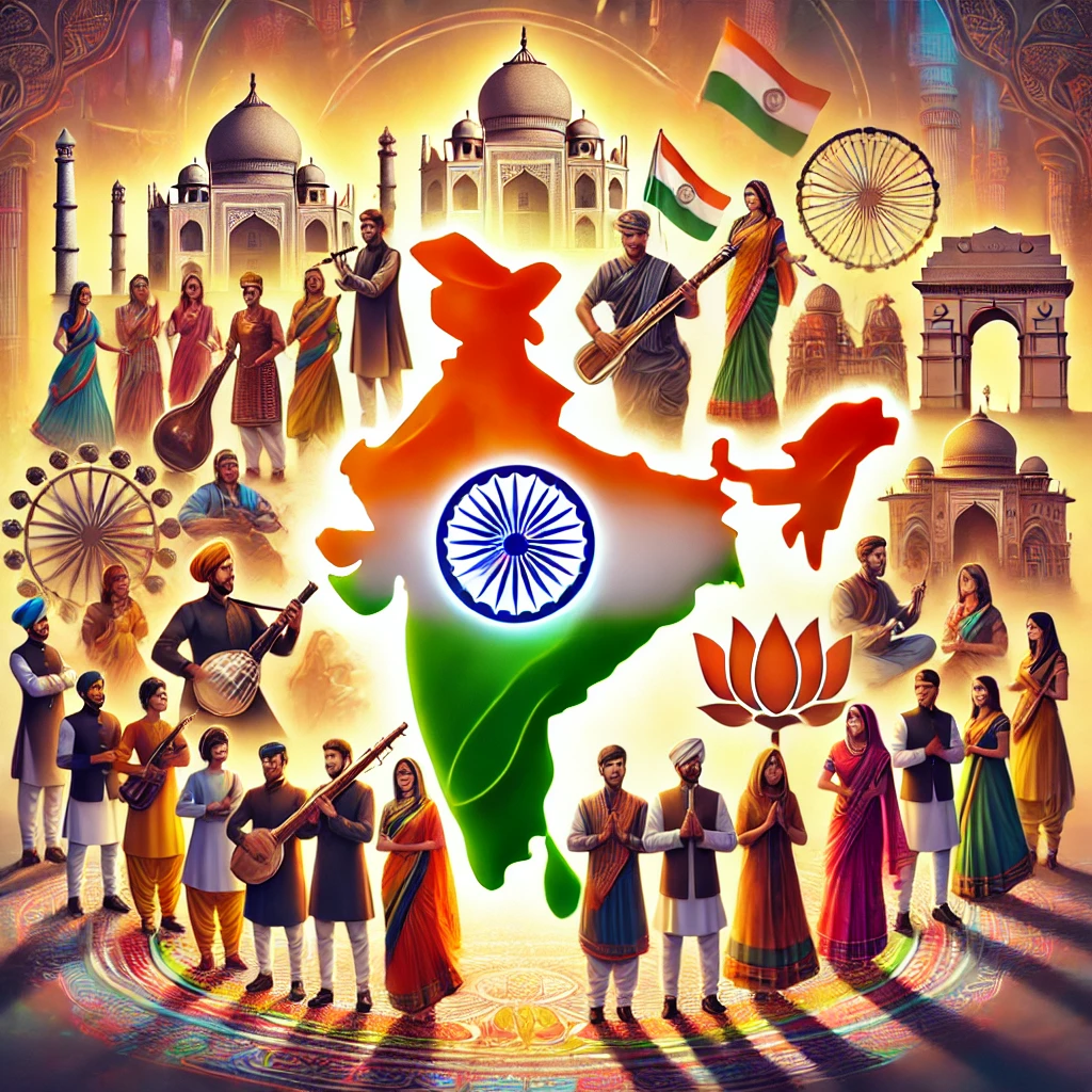 भारतीय सांस्कृतिक का एकता में योगदान Contribution of Indian cultural unity
