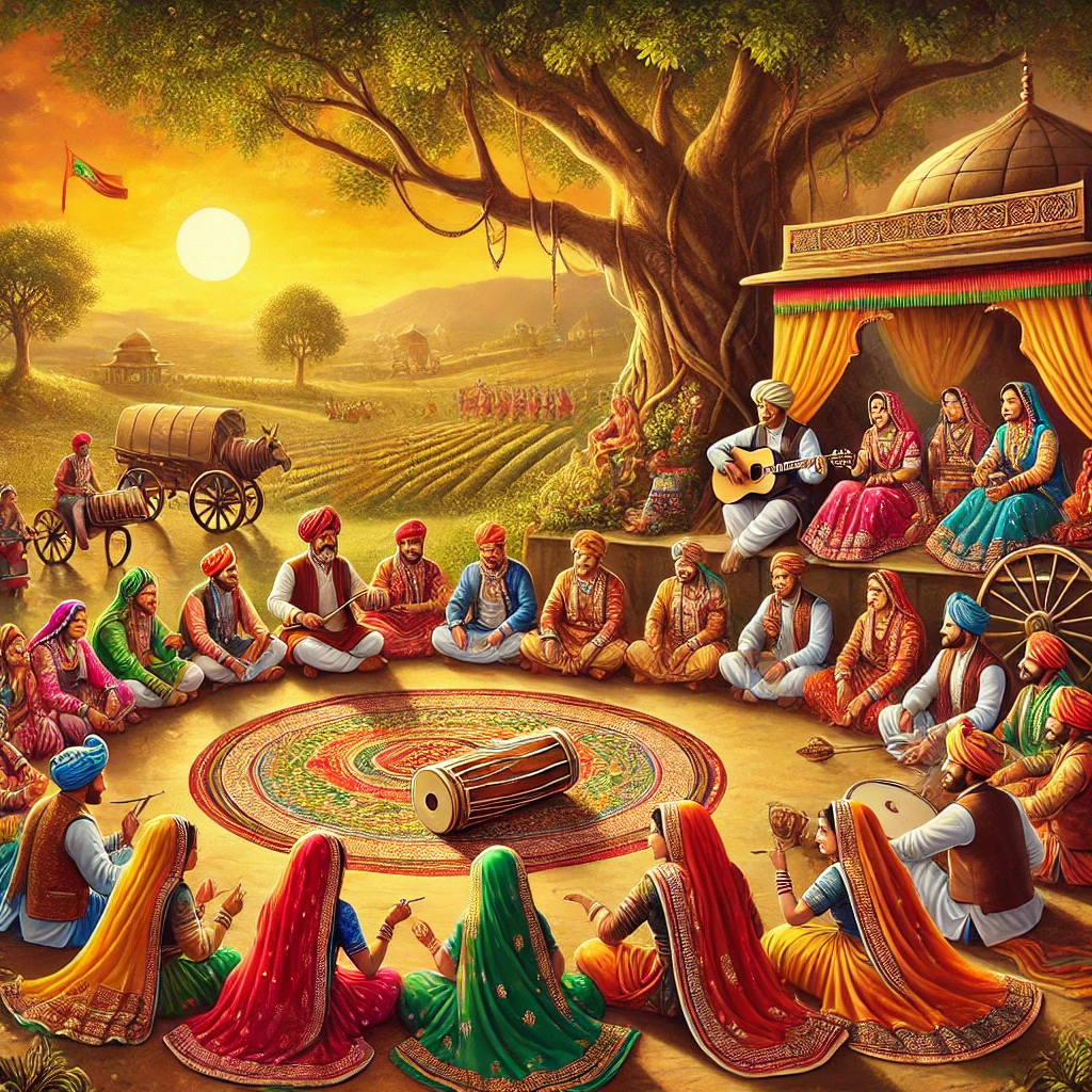 हिंदी लोकगीतों की समृद्ध परंपरा Rich tradition of Hindi folk songs